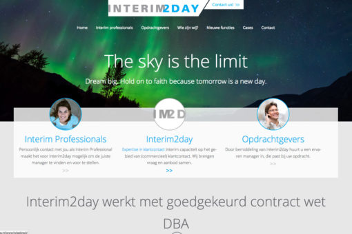 Interim2day Website